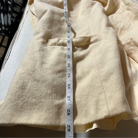 Pendleton Vintage Wool Single Button Cream Women's Blazer - Picture 15 of 15